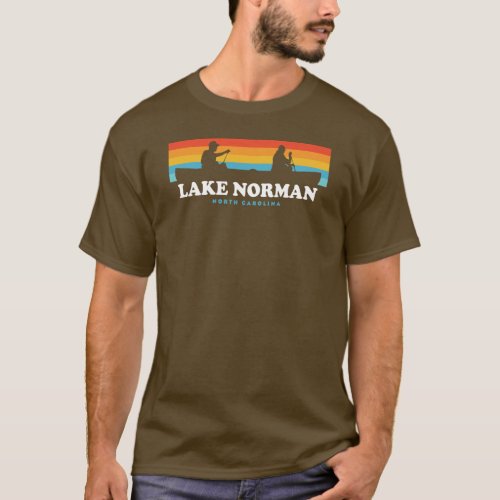 Lake Norman North Carolina Canoe T_Shirt