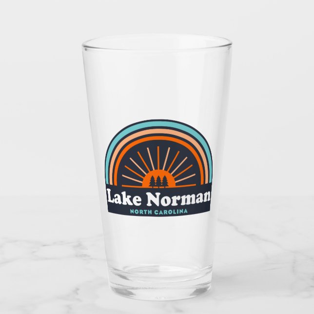 Lake Norman North Carolina Rainbow Glass (Front)