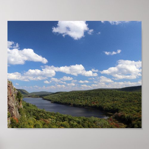 Lake of the Clouds Porcupine Mountains Michigan Poster