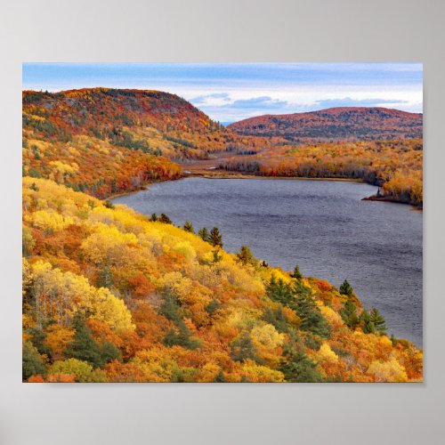 Lake of the Clouds Porcupine Mountains Park Poster