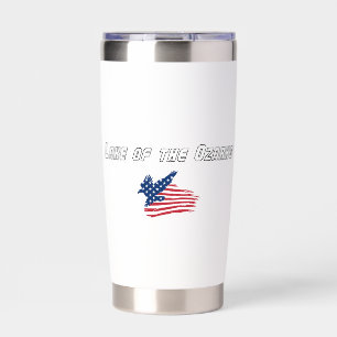 Lake of the Ozarks Missouri Eagle Flag Tumbler