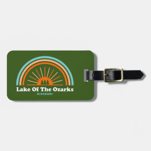 Lake Of The Ozarks Missouri Rainbow Luggage Tag