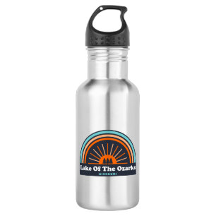 Lake Of The Ozarks Missouri Rainbow Stainless Steel Water Bottle