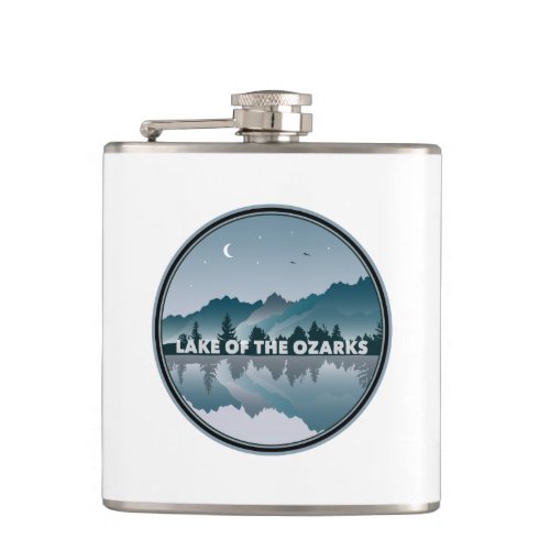 Lake Of The Ozarks Missouri Reflection Flask