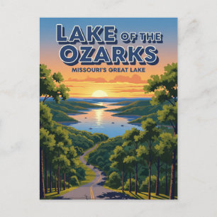Lake of the Ozarks Missouri Travel Postcard