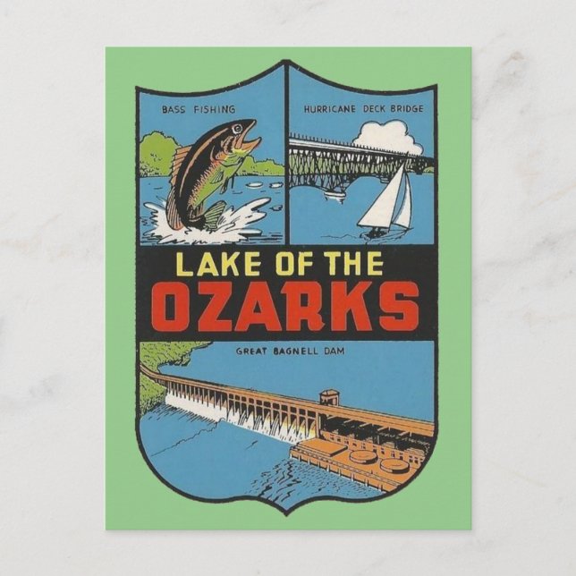Lake of The Ozarks Postcard (Front)