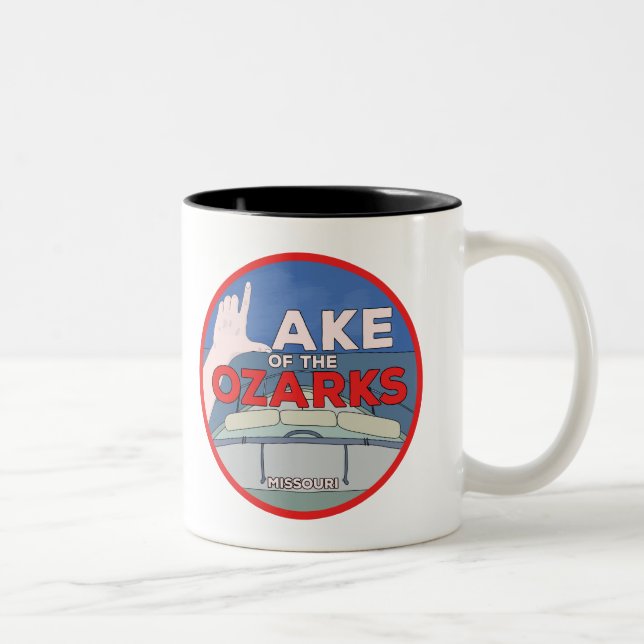 Lake of the Ozarks Two-Tone Coffee Mug (Right)