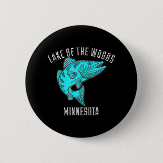 Lake of the Woods Minnesota Walleye Fishing Button