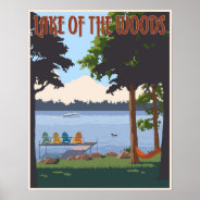 Lake Of The Woods Poster at Zazzle