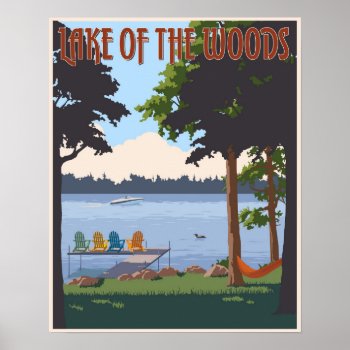 Lake Of The Woods Poster by stevethomas at Zazzle