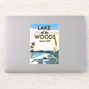 Lake of the Woods USA canada Sticker