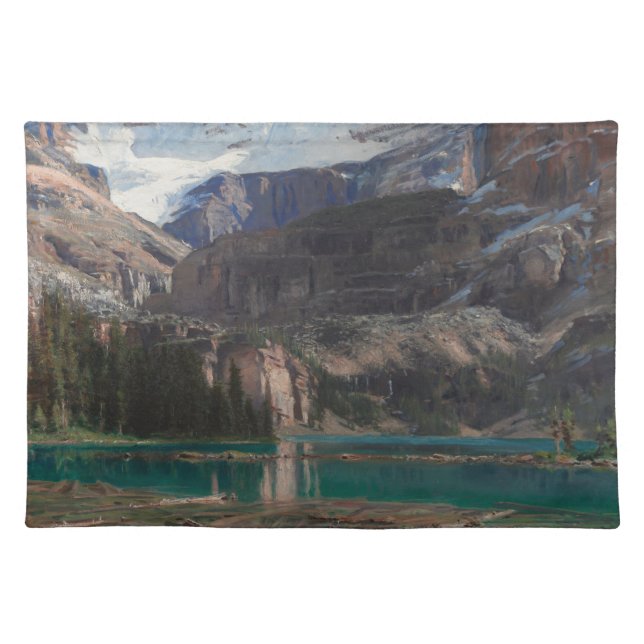 Lake O'Hara by John Singer Sargent, Victorian Art Cloth Placemat (Front)