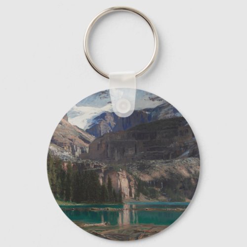 Lake OHara by John Singer Sargent Victorian Art Keychain