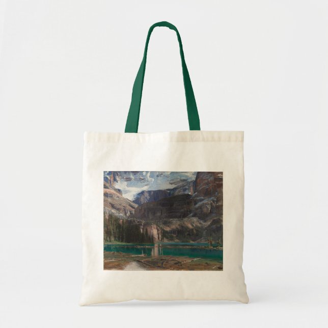 Lake O'Hara by John Singer Sargent, Victorian Art Tote Bag (Front)