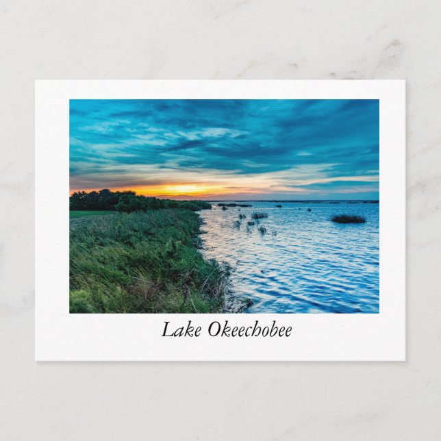 Lake Okeechobee Sunrise Postcard (Front)