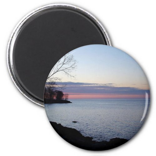 Lake Ontario at daybreak Magnet