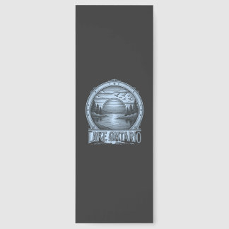 Lake Ontario Etching‑Style | Blue & Grayscale Bookmarks