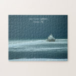 Lake Ontario Lighthouse &quot;calm Before The Storm&quot; Jigsaw Puzzle at Zazzle