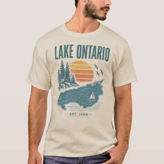 Lake Ontario Vintage Graphic Tee, Lakes Protest T-Shirt