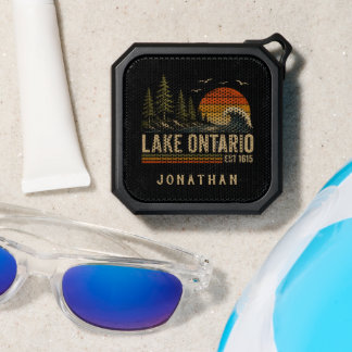 Lake Ontario Vintage Great Lakes Lake Life Bluetooth Speaker