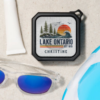 Lake Ontario Vintage Great Lakes Lake Life Bluetooth Speaker