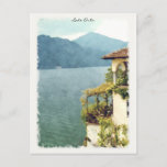 Lake Orta From Orta San Giulio Postcard at Zazzle