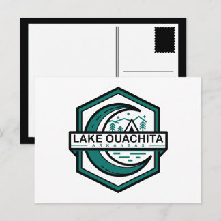 LAKE OUACHITA arkansas moon hexa Postcard