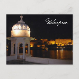 lake palace nights postcard