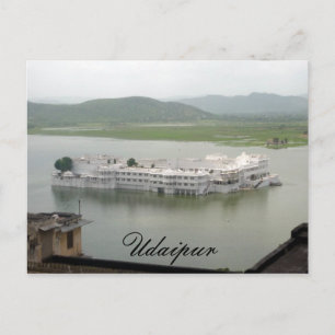 lake palace udaipur postcard