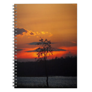 Lake Paradise sunset notebook