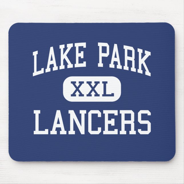 Lake Park - Lancers - High - Roselle Illinois Mouse Pad (Front)