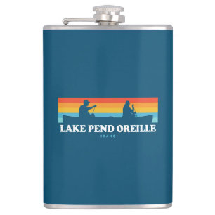 Lake Pend Oreille Idaho Canoe Flask
