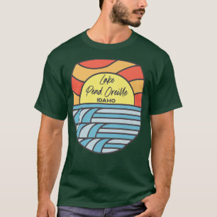Lake Pend Oreille Idaho ID Sunset Vacation Souveni T-Shirt