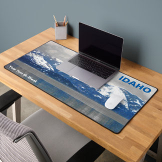 Lake Pend Oreille Winter Desk Mat