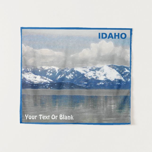 Lake Pend Oreille Winter Tapestry (Front (Horizontal))