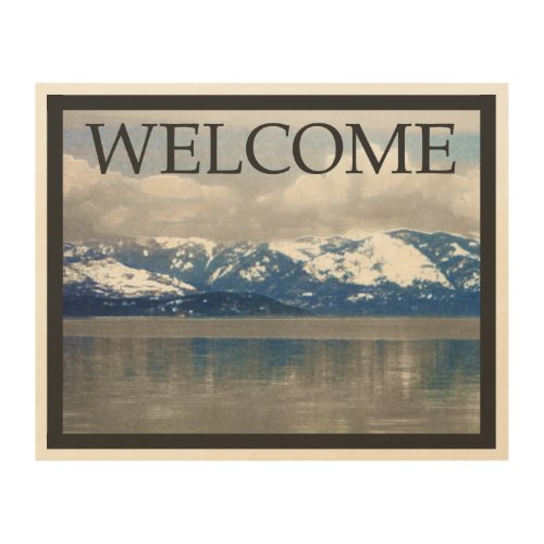 Lake Pend Oreille Winter _ Welcome Wood Wall Art