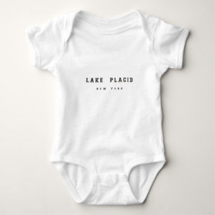 Lake Placid New York Baby Bodysuit