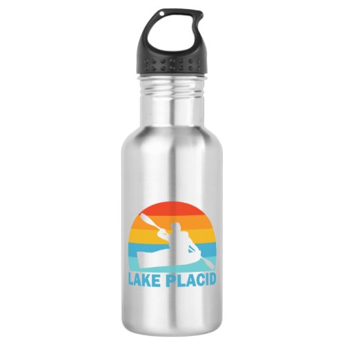 Lake Placid New York Kayak Stainless Steel Water Bottle