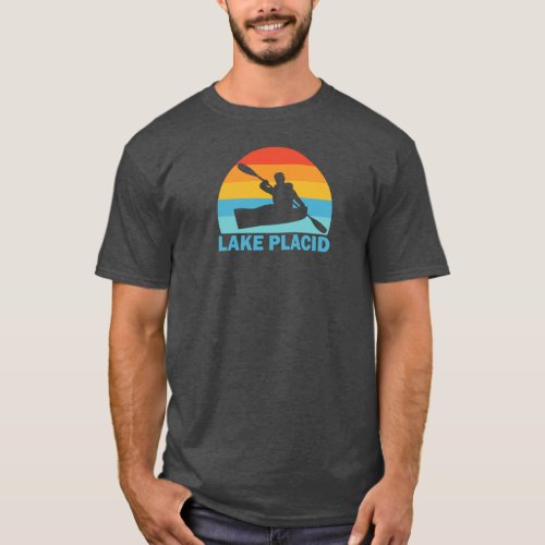 Lake Placid New York Kayak T_Shirt