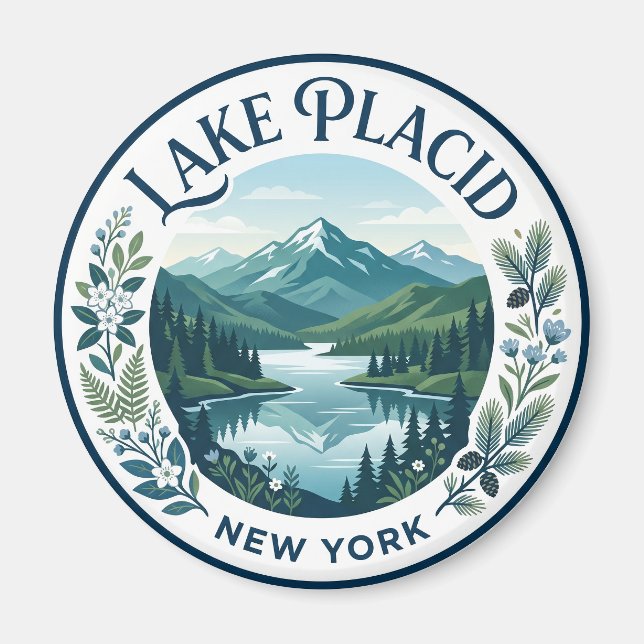 Lake Placid New York Magnet (Front)