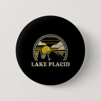 Lake Placid New York Ny Button