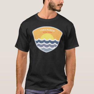 Lake Placid New York NY Sunset Vacation Souvenir T-Shirt
