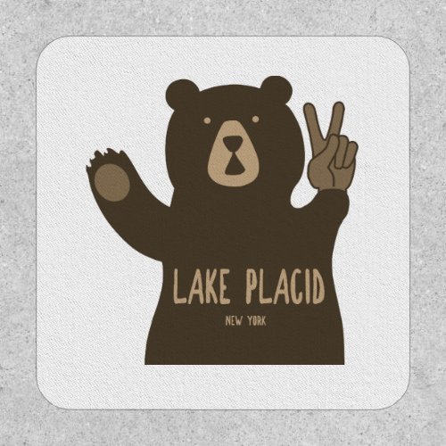 Lake Placid New York Peace Bear Patch