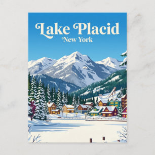 Lake Placid, New York, USA Postcard