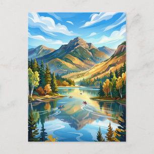 Lake Placid, New York USA Postcard