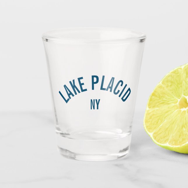 Lake Placid - NY Shot Glass (Front)