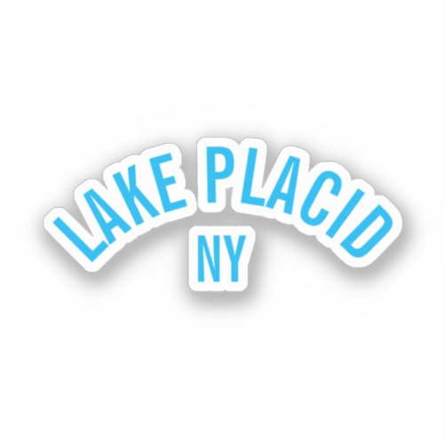 Lake Placid NY Sticker