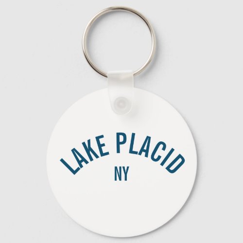 Lake Placid _ NY T_Shirt Keychain