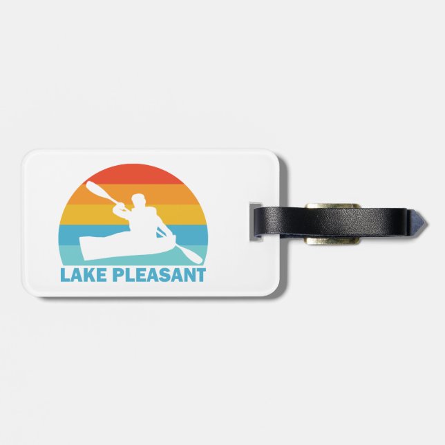 Lake Pleasant Arizona Kayak Luggage Tag (Back Horizontal)