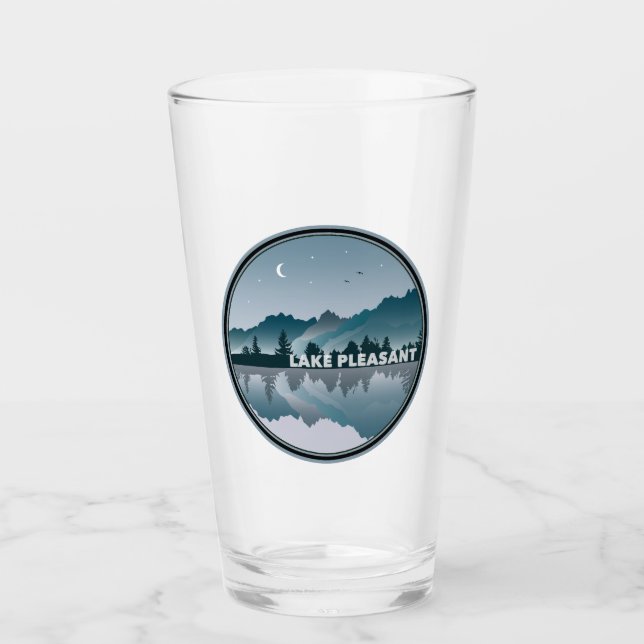 Lake Pleasant Arizona Reflection Glass (Front)